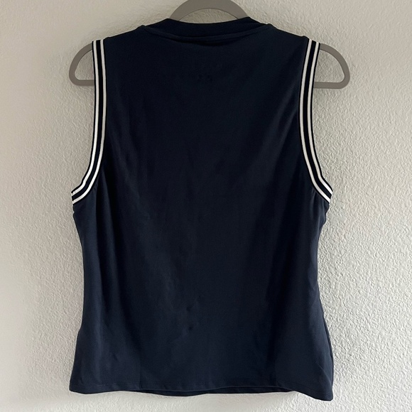 VARLEY | Classic Breathable Wellings Performance Tank in Navy/White | Size Small - Picture 7 of 10